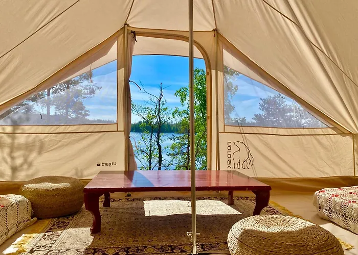 Mustikkalahti Tent & Breakfast Роскошный шатер